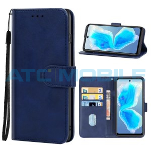Pouzdro Shield4U Tecno Camon 18, 18P otev&iacute;rac&iacute; modr&eacute;