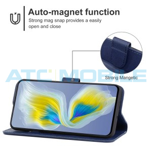 Pouzdro Shield4U Tecno Camon 18 Premier otev&iacute;rac&iacute; modr&eacute;