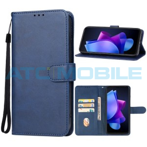 Pouzdro Shield4U Tecno Spark 10, 10C otev&iacute;rac&iacute; modr&eacute;