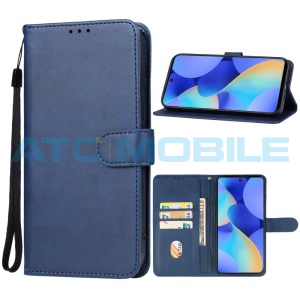 Pouzdro Shield4U Tecno Spark 10 Pro otev&iacute;rac&iacute; modr&eacute;