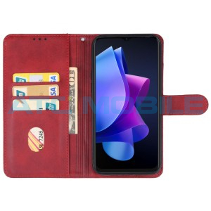 Pouzdro Shield4U Tecno Spark 10, 10C otev&iacute;rac&iacute; červen&eacute;