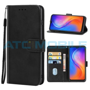 Pouzdro Shield4U Tecno Spark 8T otev&iacute;rac&iacute; čern&eacute;