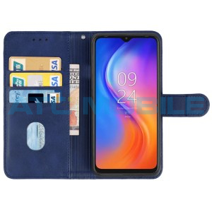 Pouzdro Shield4U Tecno Spark 8T otev&iacute;rac&iacute; modr&eacute;