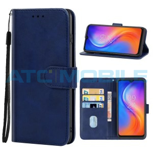 Pouzdro Shield4U Tecno Spark 8T otev&iacute;rac&iacute; modr&eacute;