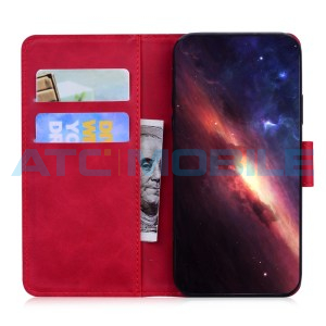 Pouzdro Shield4U Tecno Spark 8 Pro otev&iacute;rac&iacute; červen&eacute;