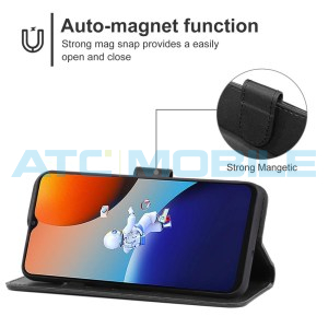 Pouzdro Shield4U Tecno Spark 9 otev&iacute;rac&iacute; čern&eacute;