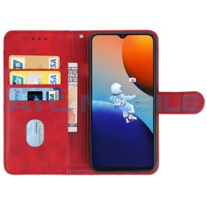 Pouzdro Shield4U Tecno Spark 9 otev&iacute;rac&iacute; červen&eacute;