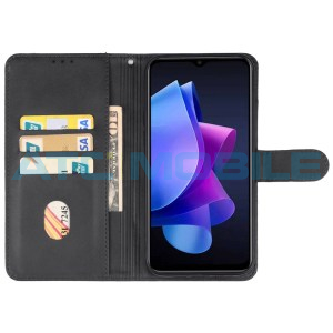 Pouzdro Shield4U Tecno Spark Go 2023 otev&iacute;rac&iacute; čern&eacute;