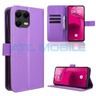 Pouzdro Shield4U T Phone 3 Pro 5G (2025) Diamond Texture otev&iacute;rac&iacute; fialov&eacute;