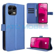 Pouzdro Shield4U T Phone 3 Pro 5G (2025) Diamond Texture otev&iacute;rac&iacute; modr&eacute;