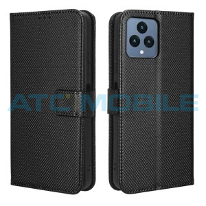 Pouzdro Shield4U T Phone 5G (2023) Diamond Texture otev&iacute;rac&iacute; čern&eacute;