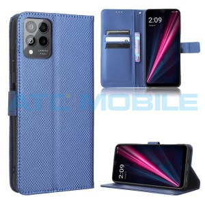 Pouzdro Shield4U T Phone Pro 5G (2023) Diamond Texture otev&iacute;rac&iacute; modr&eacute;
