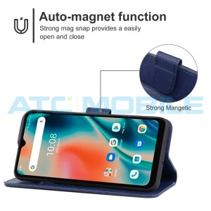 Pouzdro Shield4U Umidigi Bison X10 Pro otev&iacute;rac&iacute; modr&eacute;