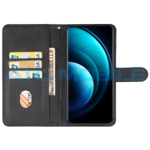Pouzdro Shield4U Vivo X100 Pro otev&iacute;rac&iacute; čern&eacute;
