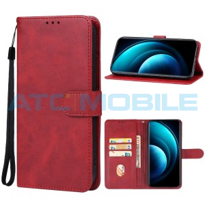 Pouzdro Shield4U Vivo X100 Pro otev&iacute;rac&iacute; červen&eacute;