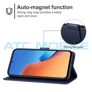 Pouzdro Shield4U Xiaomi Redmi 12 otev&iacute;rac&iacute; modr&eacute;