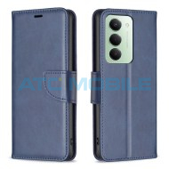 Pouzdro Shield4U Xiaomi Redmi 15 5G Lambskin Texture otev&iacute;rac&iacute; modr&eacute;