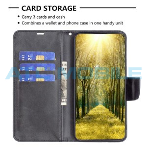 Pouzdro Shield4U Xiaomi Redmi A5 4G Lambskin Texture otev&iacute;rac&iacute; čern&eacute;