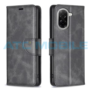 Pouzdro Shield4U Xiaomi Redmi A5 4G Lambskin Texture otev&iacute;rac&iacute; čern&eacute;