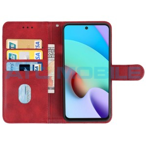 Pouzdro Shield4U Xiaomi Redmi Note 11 4G otev&iacute;rac&iacute; červen&eacute;