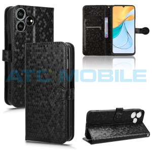 Pouzdro Shield4U ZTE Blade V50S Honeycomb otev&iacute;rac&iacute; čern&eacute;