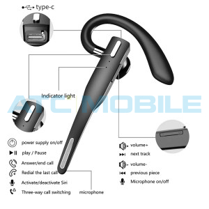 Shield4U Business bluetooth headset, čern&yacute;