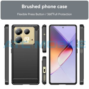 Shield4U Carbon Fiber Case Infinix Note 40 (X6853) čern&eacute;