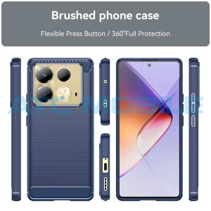 Shield4U Carbon Fiber Case Infinix Note 40 Pro (X6850) modr&eacute;
