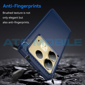 Shield4U Carbon Fiber Case Infinix Note 40 Pro (X6850) modr&eacute;