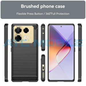 Shield4U Carbon Fiber Case Infinix Note 40 Pro (X6850) čern&eacute;