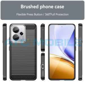 Shield4U Carbon Fiber Case Realme 14T 5G čern&eacute;