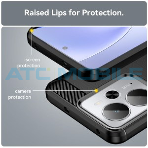 Shield4U Carbon Fiber Case Realme 14T 5G čern&eacute;