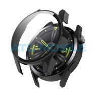Předn&iacute; ochrann&yacute; kryt Shield4U Huawei Watch GT 3 (42mm) včetně ochrann&eacute;ho skla čern&yacute;