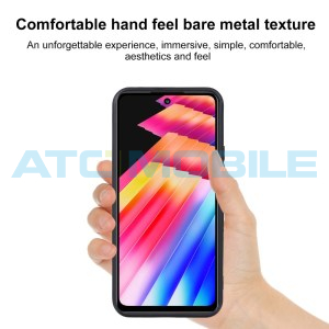 Silikonov&yacute; kryt Shield4U Infinix Smart 9 HD (X6532C) čern&yacute;