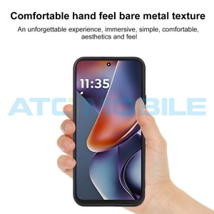 Silikonov&yacute; kryt Shield4U Motorola Moto G56 5G (XT2529) čern&yacute;