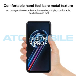 Silikonov&yacute; kryt Shield4U Realme 9 Pro+ (RMX3392) čern&yacute;