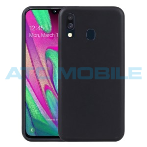 Silikonov&yacute; kryt Shield4U Samsung Galaxy A40 (SM-A405) čern&yacute;
