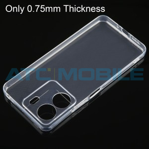 Měkk&yacute; TPU kryt Shield4U Xiaomi Redmi 13C 4G transparentn&iacute;, ultratenk&yacute; (0,75mm)