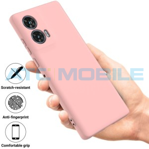 Ochrann&yacute; kryt Shield4U Silicone Liquid Motorola Edge 50 Fusion (XT2429) růžov&yacute;