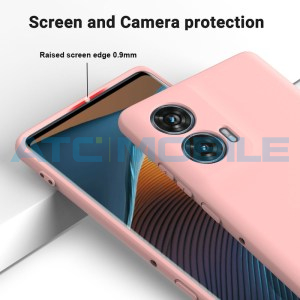 Ochrann&yacute; kryt Shield4U Silicone Liquid Motorola Edge 50 Fusion (XT2429) růžov&yacute;