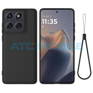 Ochrann&yacute; kryt Shield4U Silicone Liquid Motorola Edge 60 Fusion (XT2503) čern&yacute;