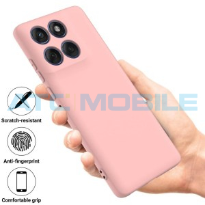 Ochrann&yacute; kryt Shield4U Silicone Liquid Motorola Edge 60 Fusion (XT2503) růžov&yacute;
