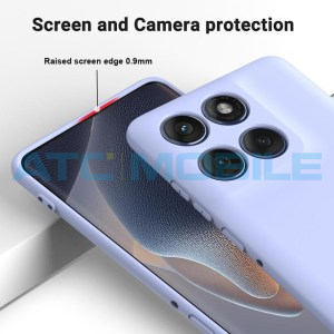 Ochrann&yacute; kryt Shield4U Silicone Liquid Motorola Edge 60 Fusion (XT2503) fialov&yacute;