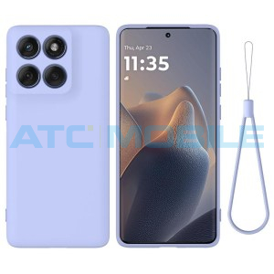 Ochrann&yacute; kryt Shield4U Silicone Liquid Motorola Edge 60 Fusion (XT2503) fialov&yacute;