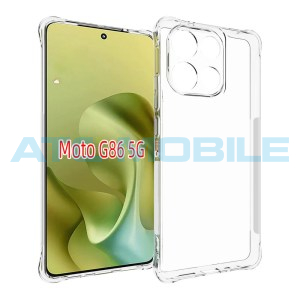 Shockproof kryt Shield4U Motorola Moto G86 5G (XT2527) transparentn&iacute;