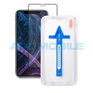 Tvrzen&eacute; sklo Shield4U iPhone X, Xs, 11 Pro Full-Glue čern&eacute; 2,5D s aplik&aacute;torem