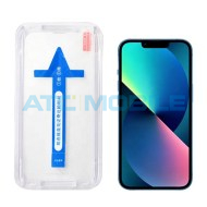 Tvrzen&eacute; sklo Shield4U iPhone 14 Pro Max Full-Glue čern&eacute; (Privacy) 2,5D s aplik&aacute;torem