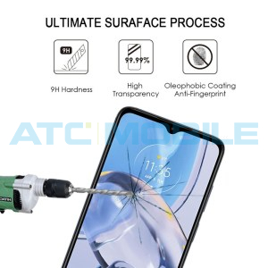 Tvrzen&eacute; sklo Shield4U Motorola Moto E22 (XT2239) Full-Glue čern&eacute; 2,5D