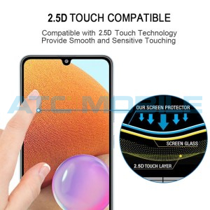Tvrzen&eacute; sklo Shield4U Samsung Galaxy A32 4G (SM-A325) Full-Glue čern&eacute; 2,5D