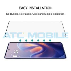 Tvrzen&eacute; sklo Shield4U 3D Curved Edge Motorola Edge 60 Pro (XT2507) FullScreen, čern&eacute;